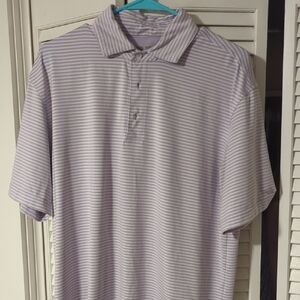 Onward Reserve Striped Polo Shirt - Purple